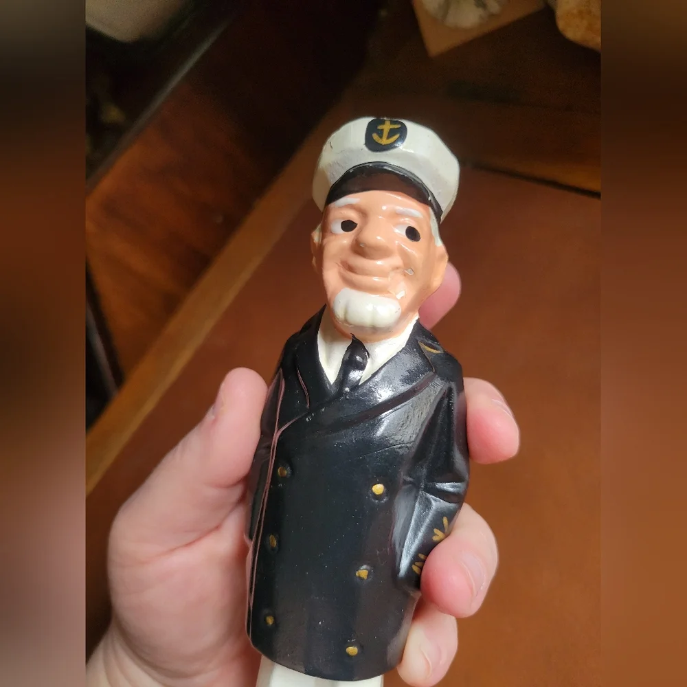Vintage CAP'N PEPPER Ceramic Pepper Shaker